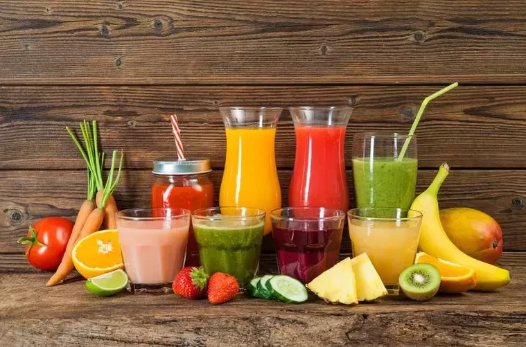fruit and vegetable juices for drinks
