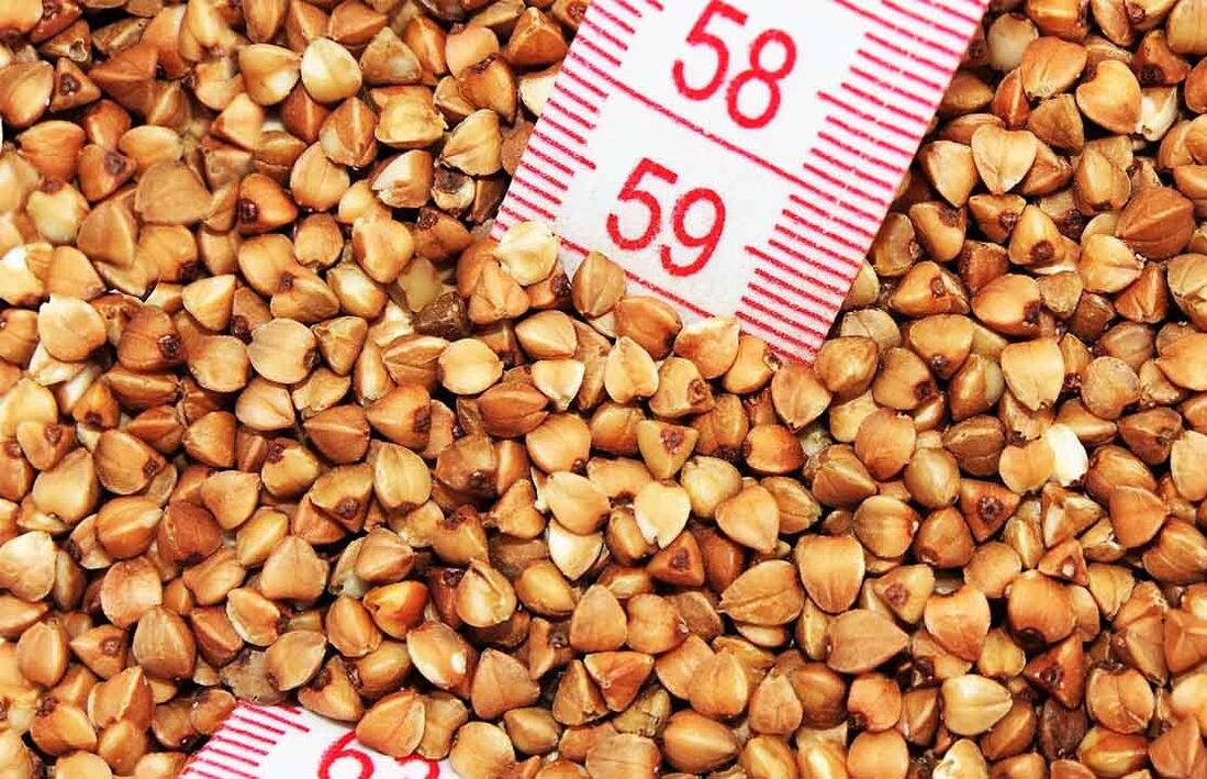 To lose weight in buckwheat